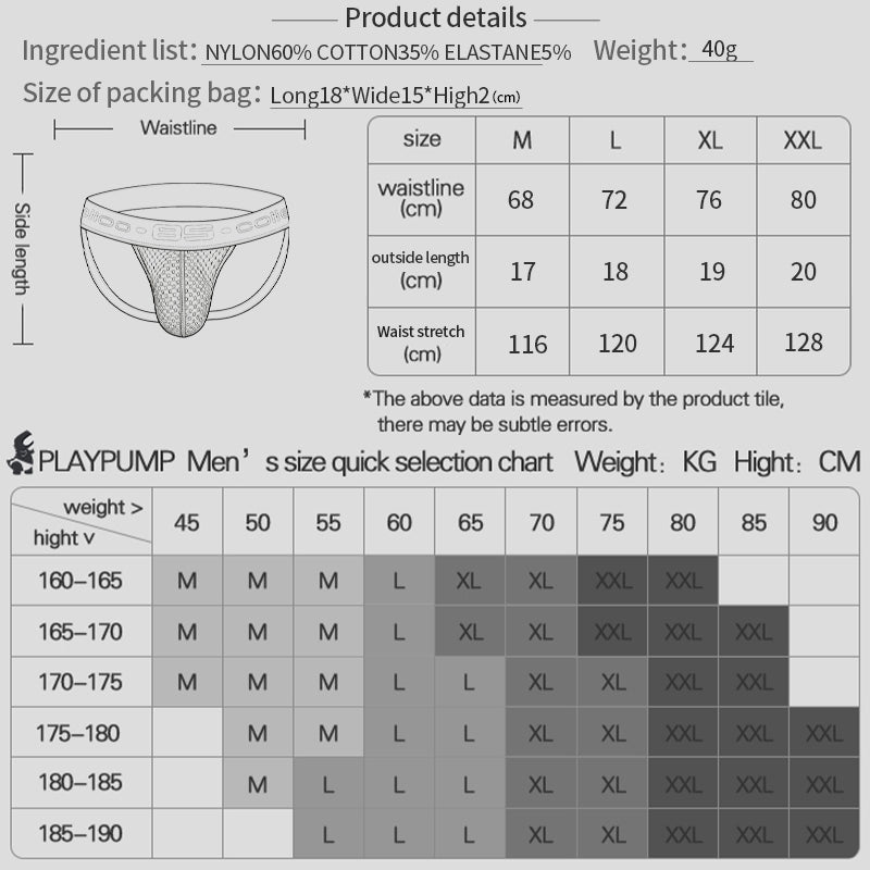 BS139 supplier size chart